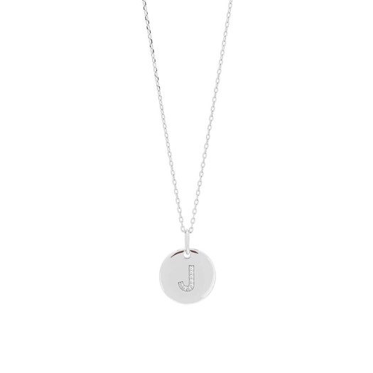 6: Joanli Nor - ELLANOR halskæde m. bogstav-vedhæng i sølv (J)